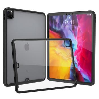 Techsuit Apple iPad Pro 12.9 Techsuit – Puzdro + ochrana obrazovky – iPad Pro 12.9 (2018/2020/2021/2022) – Čierna KP28079 čierna