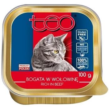 TEO paštéta mačka hovädzia 100 g (5906731501326)