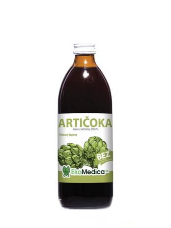 Šťava z artičoky 100% EKOMEDICA 500 ml