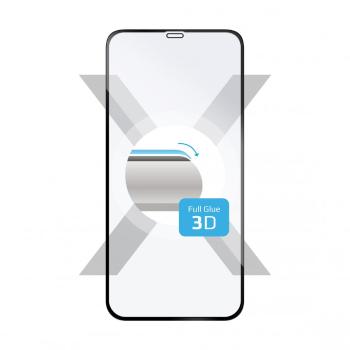 Ochranné tvrzené sklo FIXED 3D Full-Cover pro Apple iPhone 12 Pro Max, s lepením přes celý displej, černé