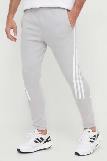 Tepláky adidas šedá farba, jednofarebné, IR9203