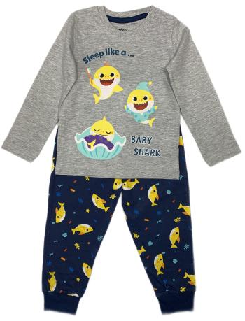 EPlus Chlapčenské pyžamo - Baby Shark sivé Veľkosť - deti: 104