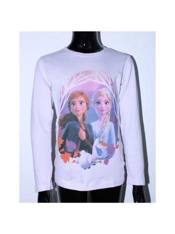Setino Dievčenské tričko s dlhým rukávom - Frozen svetlofialové Veľkosť - deti: 110