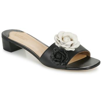 Lauren Ralph Lauren  FAY FLOWER-SANDALS-FLAT SANDAL  Šľapky Čierna