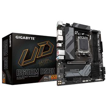 GIGABYTE MB Sc AM5 B650 DS3H, AMD B650, 4xDDR5, 2xDP, 1xHDMI, mATX