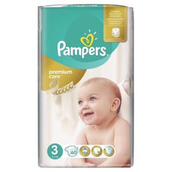 PAMPERS Plienky Premium Care Midi 60ks 5-9kg