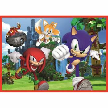 Trefl Puzzle Sonic Dobrodružná jazda, 4v1 (35, 48, 54, 70 dielikov)