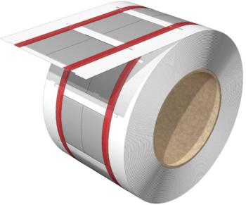 Weidmüller 2437910000 HS-HF 12.7-25.4/25 MM W značkovač káblov   biela Počet markerov: 400 400 ks