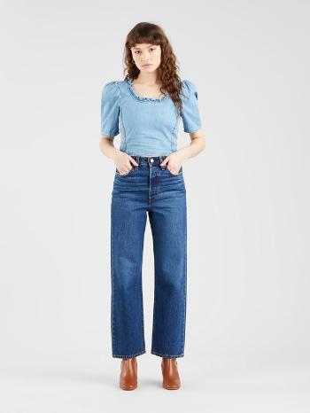 Levi's® Ribcage Straight Ankle Jeans Modrá