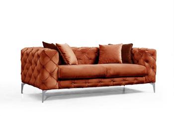Sofahouse Dizajnová sedačka Rococo 197 cm oranžová