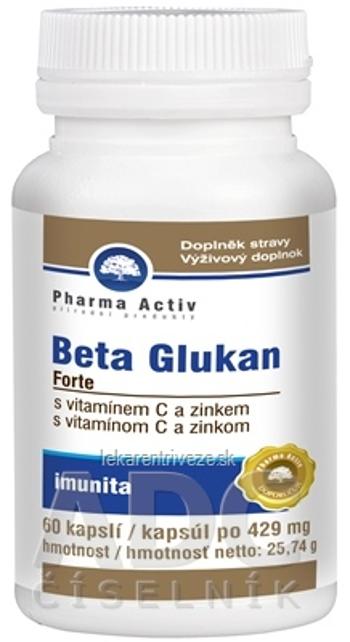Pharma Activ BETA GLUKÁN Forte cps (s vitamínom C a zinkom) 1x60 ks