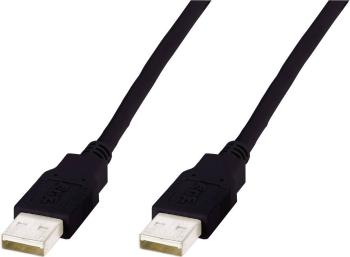 Digitus #####USB-Kabel USB 2.0 #####USB-A Stecker, #####USB-A Stecker 1.80 m čierna