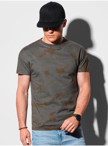 Pánske tričko bez potlače S1372 - grafitová