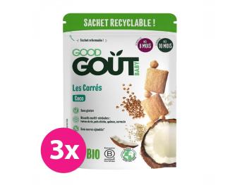 GOOD GOUT BIO Kokosové polštářky 3x50 g