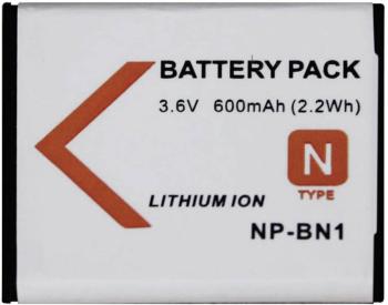 Náhradné batérie pre kamery Conrad Energy NP-BN1, 3,6 V, 500 mAh