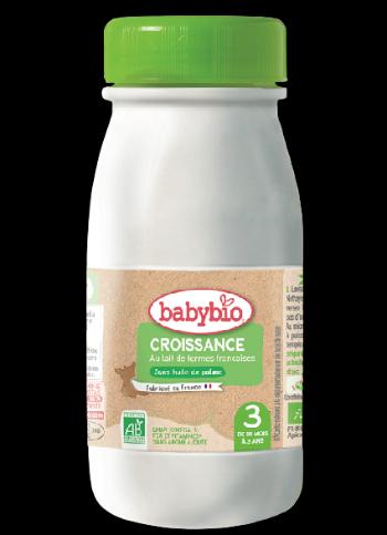 Babybio Batoľacie dojčenské bio mlieko Croissance 3 tekuté 0.25 l