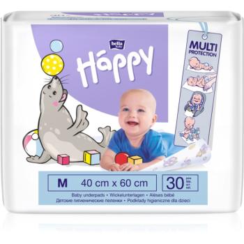 Bella Baby Happy SIze M jednorazové prebaľovacie podložky 40x60 cm 30 ks