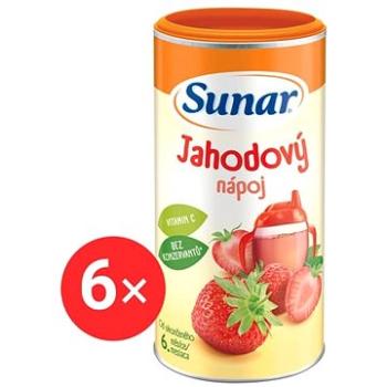 Sunar rozpustný nápoj jahodový 6× 200 g (8592084419141)