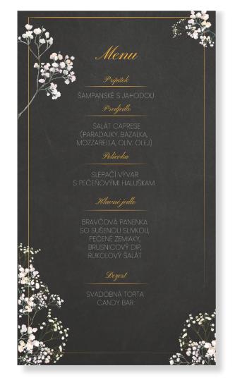 Menu - Čierna Elegancia Zvoľte množstvo: od 61 ks a viac