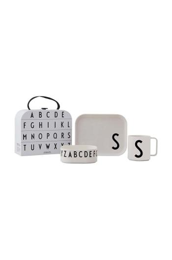Detská raňajková súprava Design Letters Classics in a suitcase S 4-pak