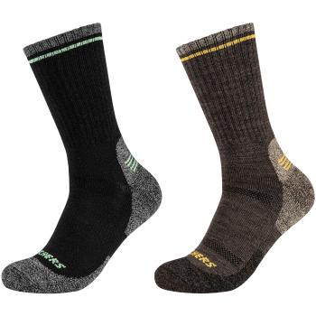 Skechers  2PPK Men Trail Wool Socks  Športové ponožky Čierna