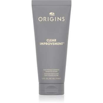 Origins Clear Improvement® Blackhead Clearing Mask-To-Scrub maska na čistenie pórov proti čiernym bodkám 75 ml