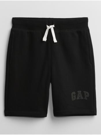 Detské kraťasy GAP Logo pull-on shorts Čierna