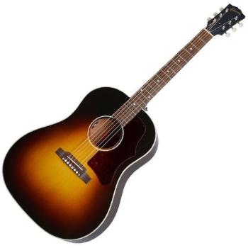 Gibson 50's J-45 Original Vintage Sunburst Elektroakustická gitara Dreadnought