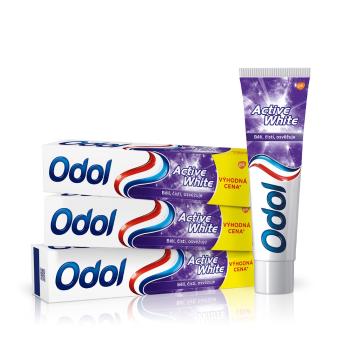 ODOL Zubná pasta Active White 3 x 125 ml