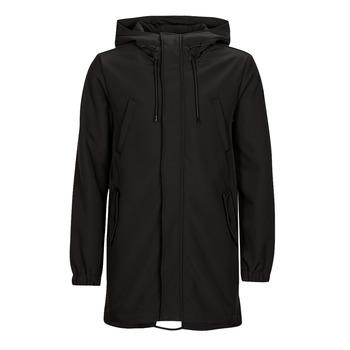 Only & Sons   Parky ONSHALL HOOD SOFTSHELL PARKA  Čierna