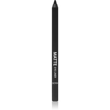 Gosh Matte ceruzka na oči s matným efektom odtieň 002 Black 1.2 g