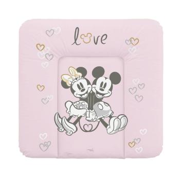 CEBA Podložka prebaľovacia mäkká na komodu 75x72 Disney Minnie & Mickey Pink