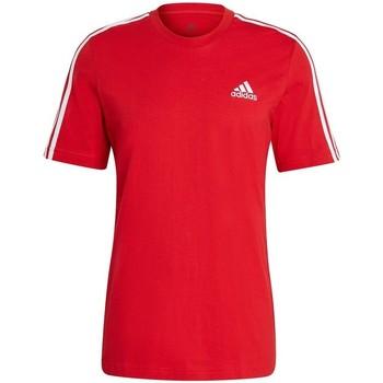 adidas  Tričká s krátkym rukávom Essentials  Červená
