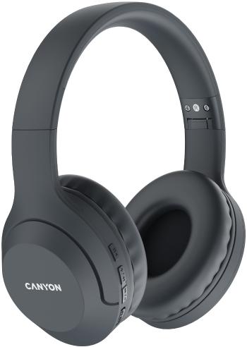 CANYON headset BTHS-3, tmavo sivé