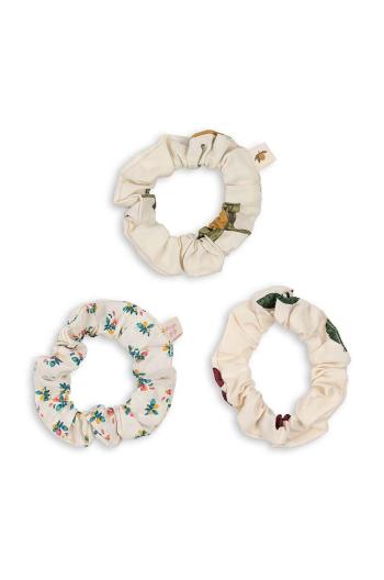 Detská gumička Konges Sløjd 3 PACK SCRUNCHIE SMALL 3-pak KS101373