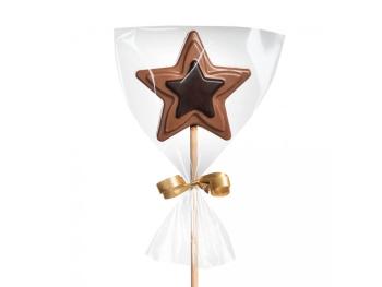 Čokoládová hviezda  mliečno - horká - Čokoládovna Janek