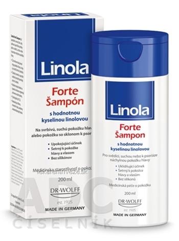 Linola Forte Šampón na suchú a svrbivú pokožku hlavy, s kyselinou linolovou 1x200 ml