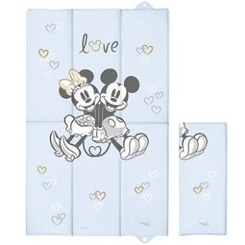 CEBA BABY prebaľovacia podložka cestovná 50 × 80 cm, Disney Minnie & Mickey Blue (5907672336848)