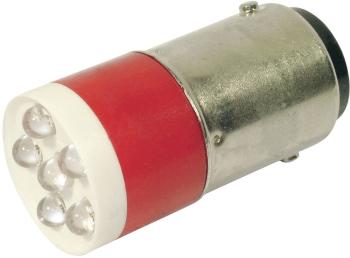 CML indikačné LED  BA15d  červená 24 V/DC, 24 V/AC  1260 mcd  18640350C