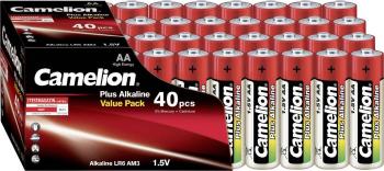 Camelion Plus LR06 tužková batéria typu AA alkalicko-mangánová  1.5 V 40 ks