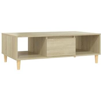 SHUMEE Konferenčný stolík dub sonoma 103,5 × 60 × 35 cm drevotrieska, 806016