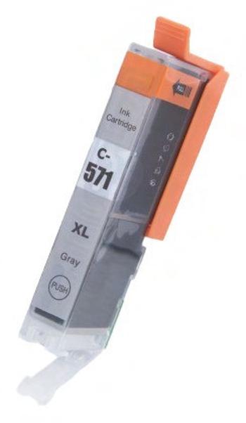 CANON CLI-571-XL GY - kompatibilná cartridge, sivá, 11ml