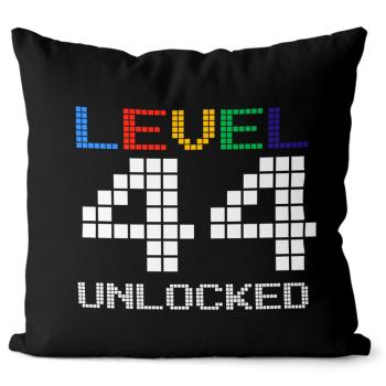 Vankúš Level unlocked (vek: 44, Velikost: 55 x 55 cm)
