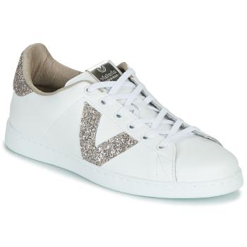 Victoria  TENIS PIEL GLITTER  Nízke tenisky Biela