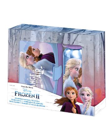 Euroswan Set box na desiatu + fľaša - Frozen