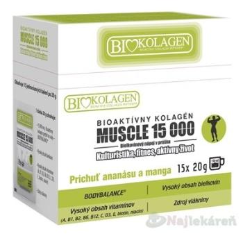 asp BIOAKTÍVNY KOLAGÉN MUSCLE 15 000 nápoj v prášku, vrecúška 15x20 g