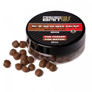 Feederbait mäkčená peletka expander soft pellet 50 ml 8 mm - spice