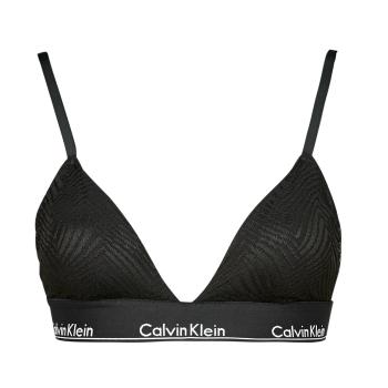 Calvin Klein Jeans  LIGHTLY LINED TRIANGLE  Trojuholníkové podprsenky Čierna