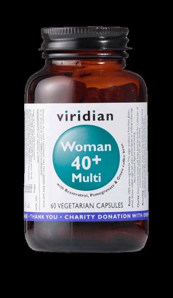 VIRIDIAN 40+ Woman Multivitamin 60 kapsúl