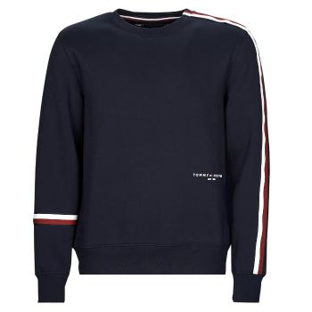 Tommy Hilfiger  NEW GLOBAL STRIPE CREWNECK  Mikiny Námornícka modrá